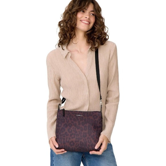 Fiorelli Women's Nelly Crossbody Bag, Stylish Handbag Adjustable Strap Leopard - Picture 5 of 11